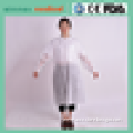 Disposable White PP nonwoven SF SMS medical used chemical acid resistant lab coats